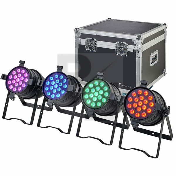 Image Stairville CX-30 RGBW BK Tourpack 4
