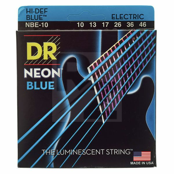 Image DR Strings Neon Blue NBE-10