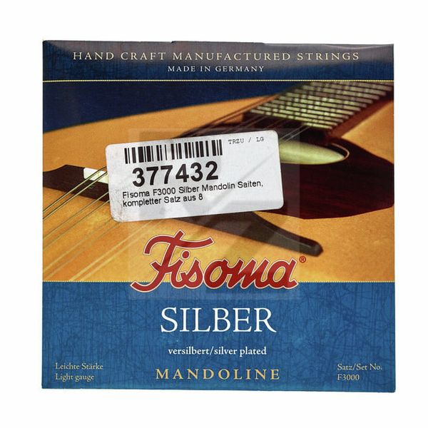 Image Fisoma F3000 Silver Mandolin Strings