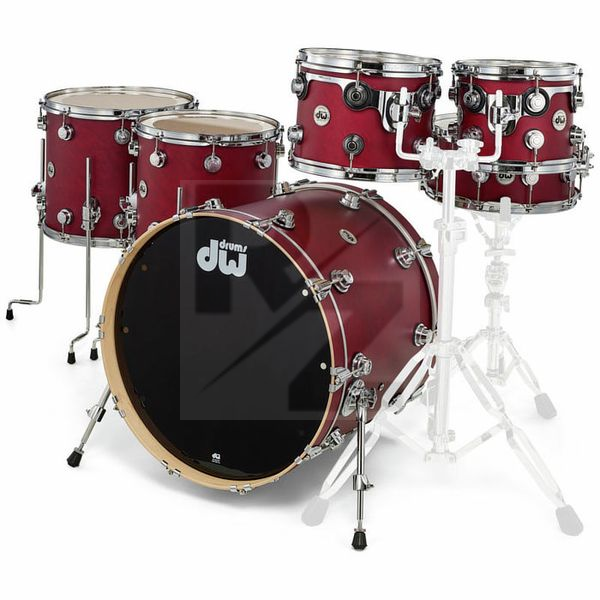 Image DW Satin Oil Rock Set Cherry SSC+