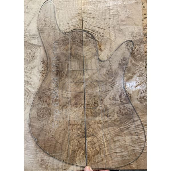 Image Fodera Emperor 6 Standard Maple Burl