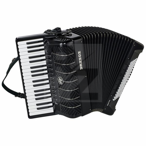 Image Hohner Mattia IV 96 BK white Buttons