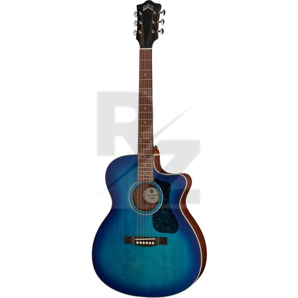 Guild OM-240CE Dark Blue Burst Image Guild OM-240CE Dark Blue Burst