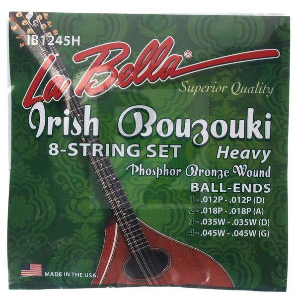 Image La Bella IB1245H Irish Bouzouki Strings