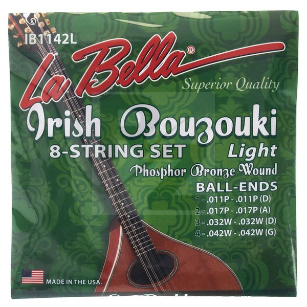 Image La Bella IB1142L Irish Bouzouki Strings