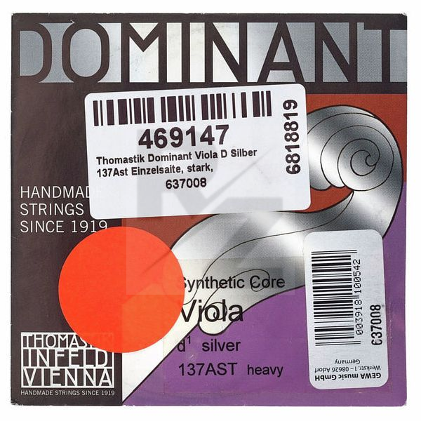 Image Thomastik Dominant Viola D Strong 137Ast