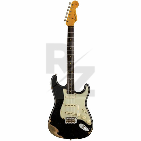 Image Fender 63 Strat ABLK Heavy Relic