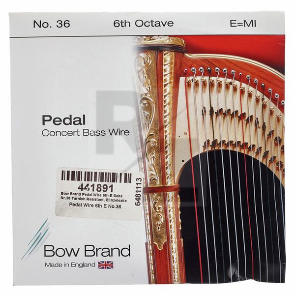 Image Bow Brand Pedal Wire 6th E String No.36