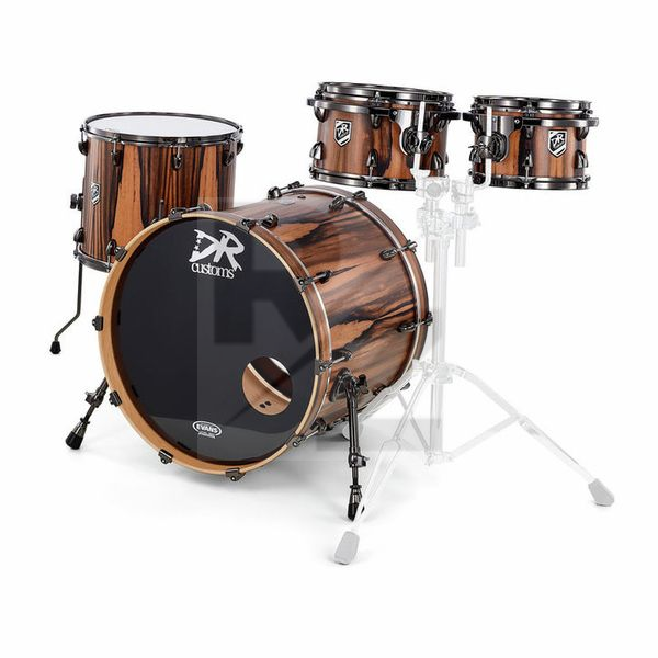DR Customs Shell Set Ebony Image DR Customs Shell Set Ebony