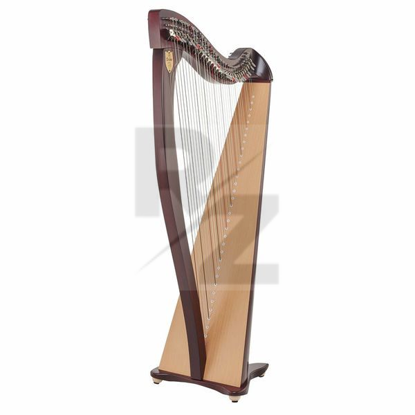 Image Lyon & Healy Drake LT Lever Harp Mahogany