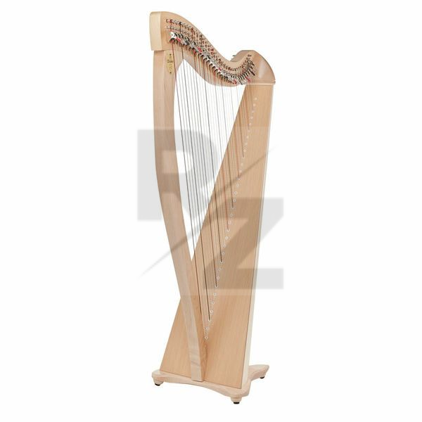 Image Lyon & Healy Drake LT Lever Harp Natural
