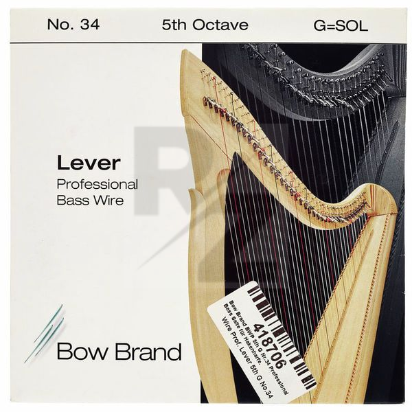 Image Bow Brand BWP 5th G Harp Bass Wire No.34