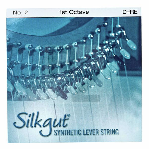 Image Bow Brand Silkgut 1st D Harp String No.2