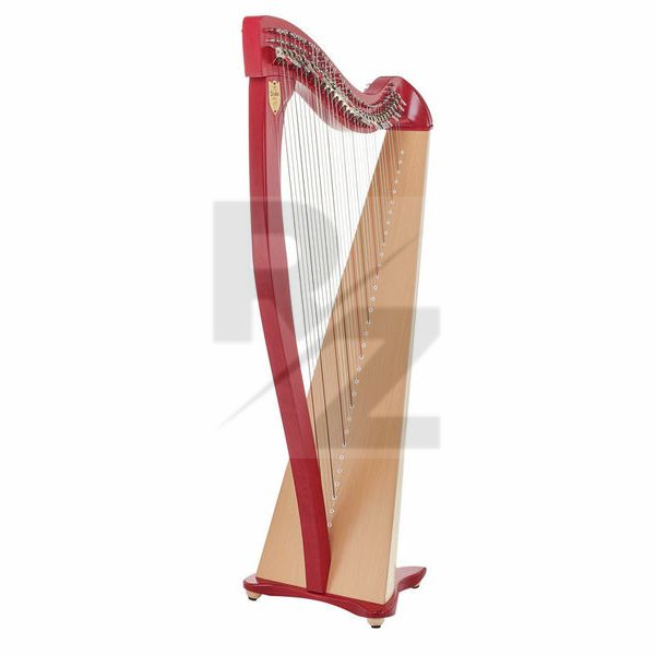Image Lyon & Healy Drake LT Lever Harp Bu & Na