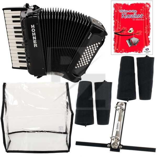 Image Hohner Bravo II 48 black Set