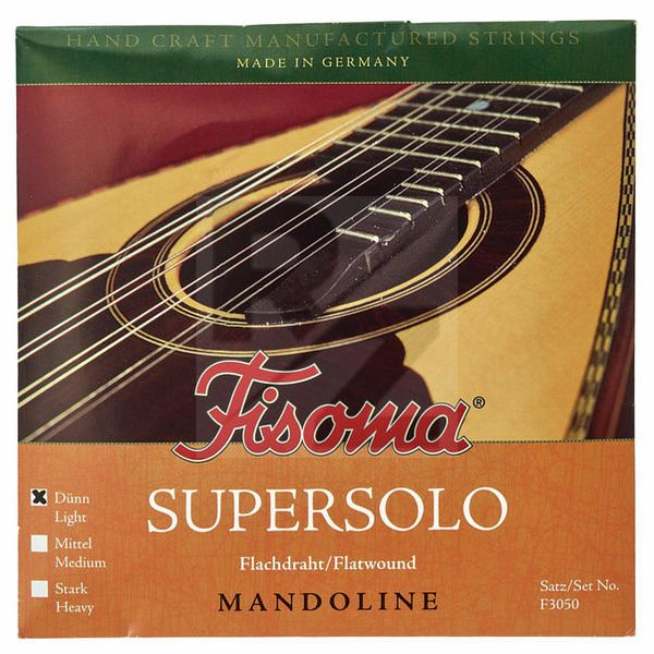 Image Fisoma F3050D Flatwound Mandolin Str.