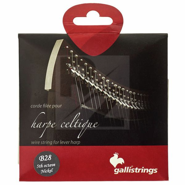 Image Galli Strings Lever Harp Bass Wire B28