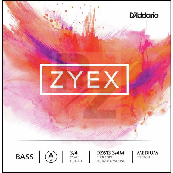 Image Daddario DZ613-3/4M Zyex Bass A med.