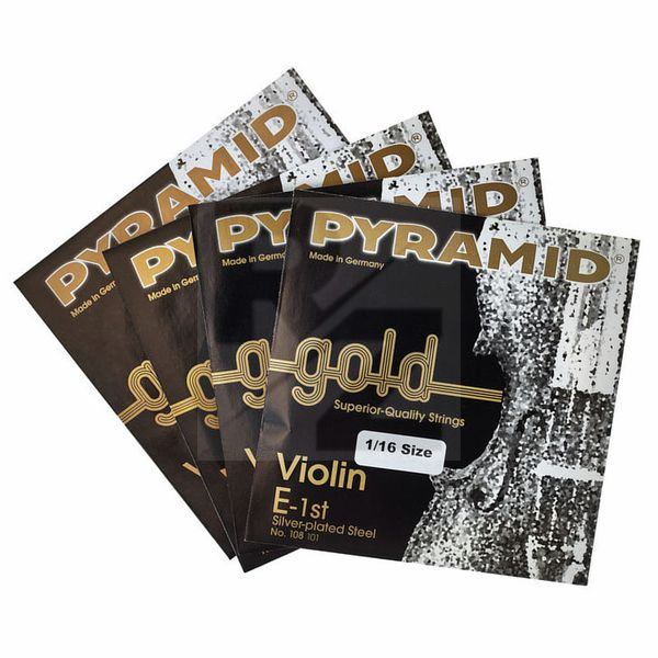 Image Pyramid Gold Violin Strings 1/16