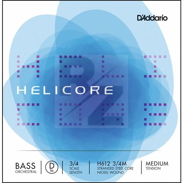 Image Daddario H612-3/4M Helicore Bass D Med.