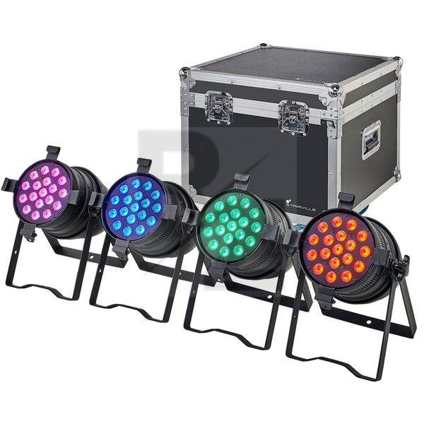 Image Stairville CX-30 RGBWW Bk Tourpack 4