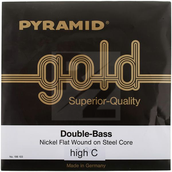 Image Pyramid Gold Double Bass C String