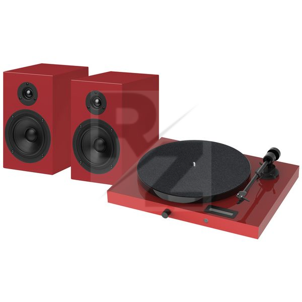Pro-Ject Juke Box E1 HiFi Set red Image Pro-Ject Juke Box E1 HiFi Set red