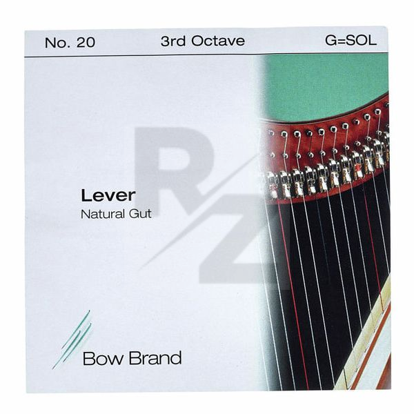 Image Bow Brand NG 3rd G Gut Harp String No.20