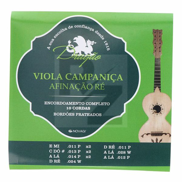 Dragao Viola Campanica RE Strings Image Dragao Viola Campanica RE Strings