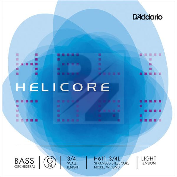 Image Daddario H611-3/4L Helicore Bass G L