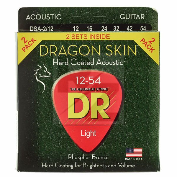 Image DR Strings Dragon Skin DSA-2/12 2-Pack