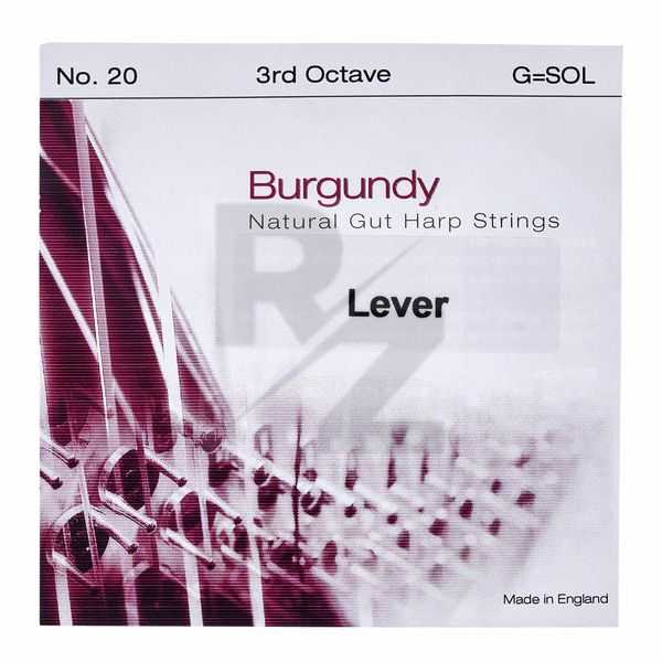 Image Bow Brand Burgundy 3rd G Gut Str. No.20