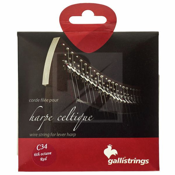 Image Galli Strings Lever Harp Bass Wire C34
