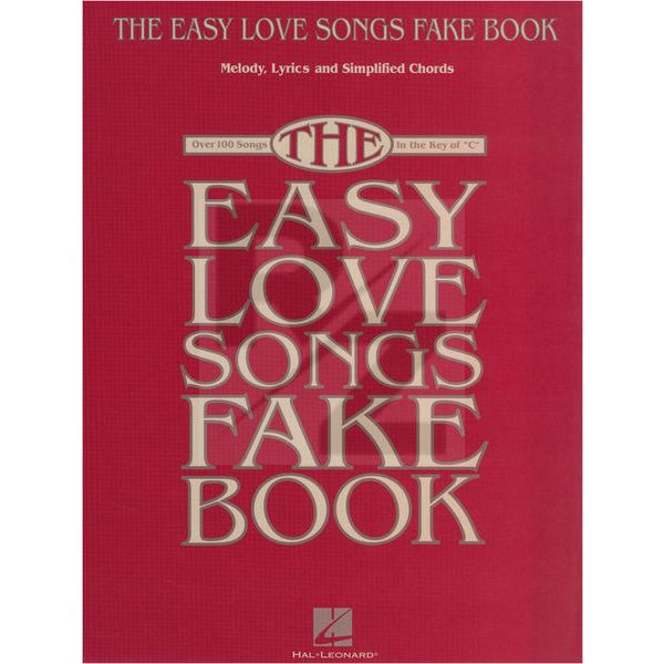 Image Hal Leonard Easy Love Songs Fake Book