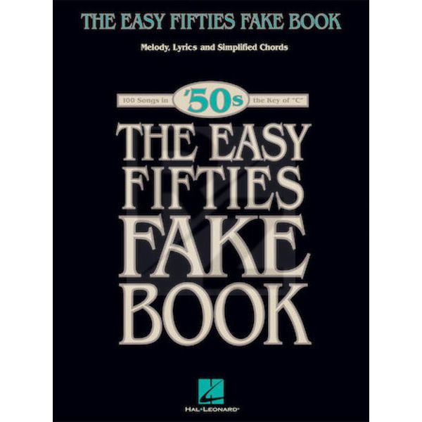 Image Hal Leonard The Easy Fifties Fake Book