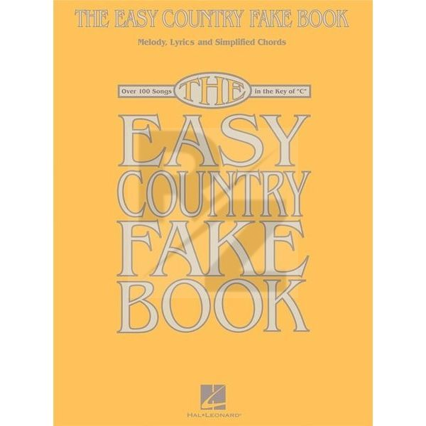 Image Hal Leonard The Easy Country Fake Book