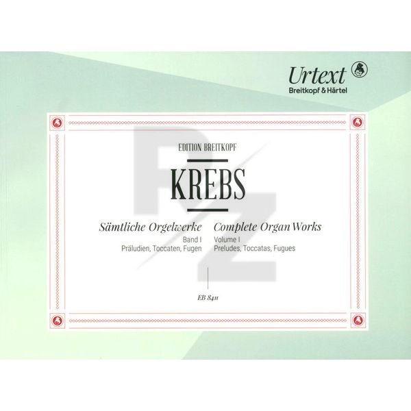 Image Breitkopf & Härtel Krebs Orgelwerke