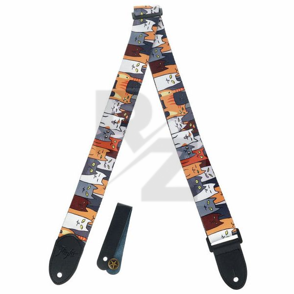 Flight S35 Cats Ukulele Strap Image Flight S35 Cats Ukulele Strap