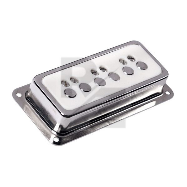 Image DeArmond Dynasonic Nickel White Bridge