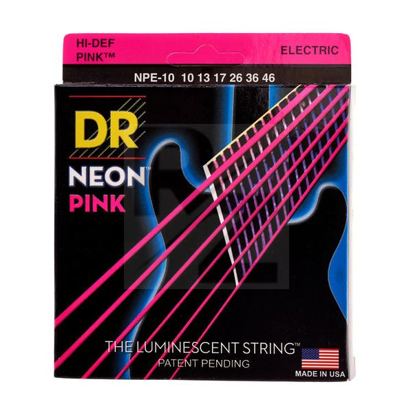 Image DR Strings Neon Pink NPE-10