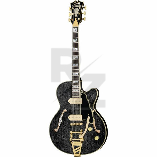 D'Angelico Excel 59 Black Dog Image D'Angelico Excel 59 Black Dog