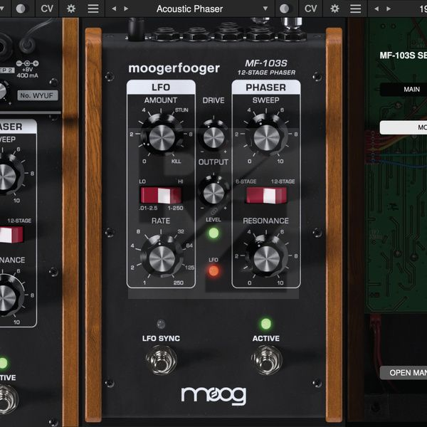 Image Moog MF-103S 12-Stage Phaser Plugin