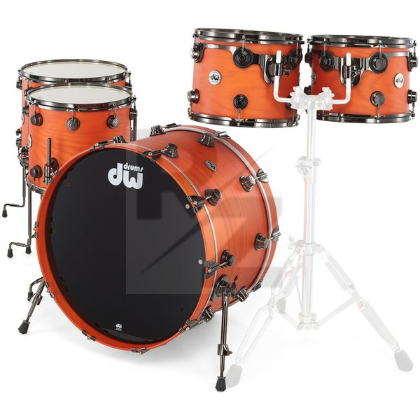 Image DW Lacquer Custom Oak Tangerine