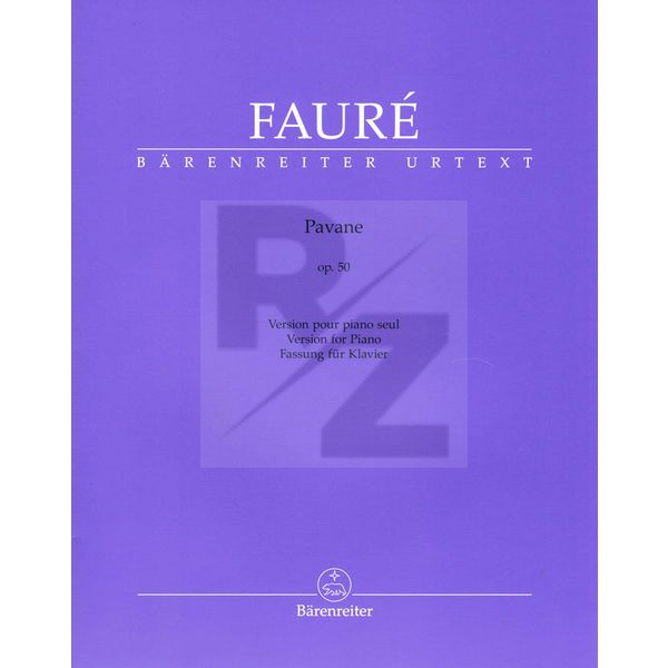 Image Bärenreiter Fauré Pavane Piano