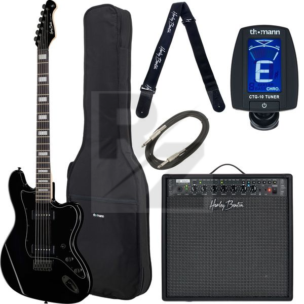 Image Harley Benton JA-Baritone BK Set
