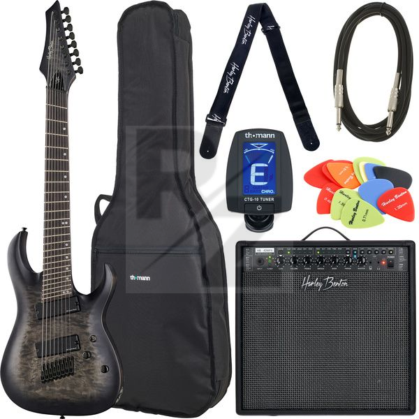 Image Harley Benton MultiScale-8 QBB Set