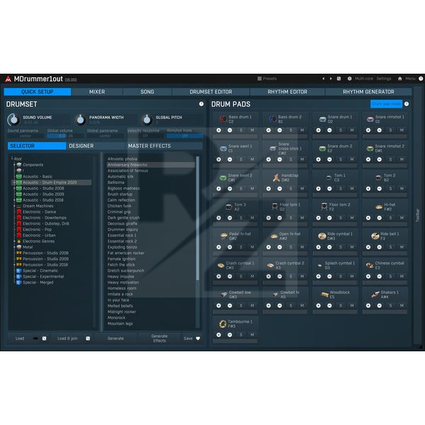 Image MeldaProduction MDrummer