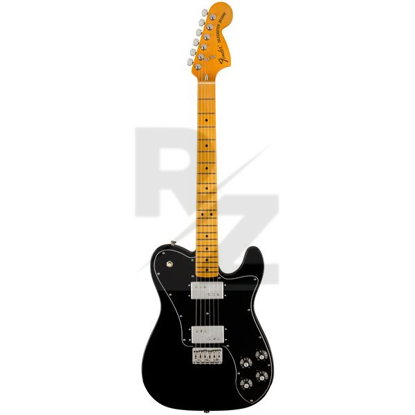 Fender AV II 75 TELE DELUXE MN BLK Image Fender AV II 75 TELE DELUXE MN BLK