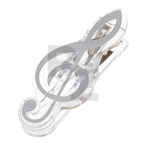 Image agifty Music Clip Violin Clef Silver