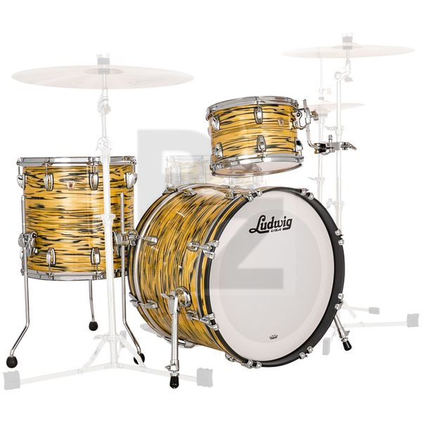Ludwig Classic Maple Downbeat Lemon O Image Ludwig Classic Maple Downbeat Lemon O